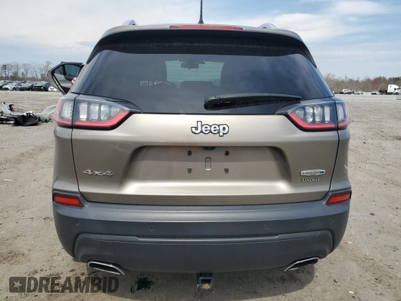 2020 Jeep Cherokee Altitude with VIN 1C4PJMLX9LD507326, listed as a Copart auction lot 50621445 with 62,602 mi miles and Salvage Title. Bid and sale history available at DreamBid. Image 6.