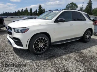 2021 Mercedes-Benz GLE 350 with VIN 4JGFB4KE5MA424077, listed as a Copart auction lot 58369235 with 21,237 mi miles and Salvage title. Bid and sale history available at DreamBid. Image 1.