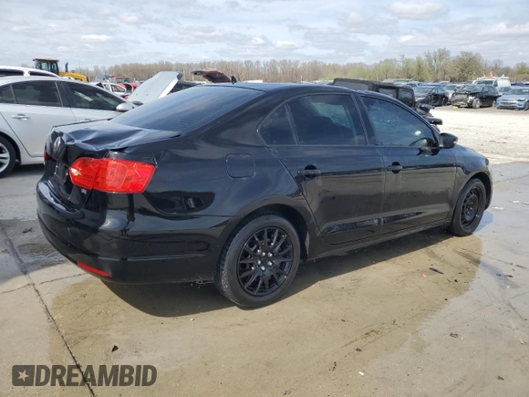 2014 Volkswagen Jetta Sedan SE with VIN 3VWD17AJ8EM392001, listed as a Copart auction lot 51124475 with 131,766 mi miles and Salvage Title. Bid and sale history available at carsss.com. Image 3.
