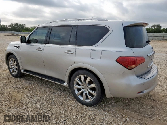 2013 Infiniti QX56 with VIN JN8AZ2NF3D9551080, listed as a Copart auction lot 60974625 with 171,275 mi miles and Clean title. Bid and sale history available at DreamBid. Image 2.