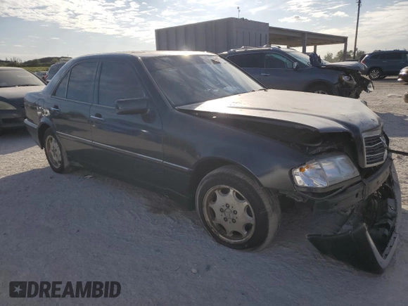 1998 Mercedes-Benz C 230/260/280/320 with VIN WDBHA23G8WA637787, listed as a Copart auction lot 88411815 with 207,843 mi miles and Salvage Title. Bid and sale history available at carsss.com. Image 4.