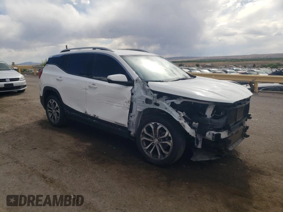 2021 GMC Terrain SLT z VIN 3GKALPEV7ML308580, wystawiony jako Copart lot #54619945 z przebiegiem 83 388 mil mil oraz Szkoda całkowita • Salvage title. Historia ofert i sprzedaży dostępna na DreamBid. Obrazek 4.