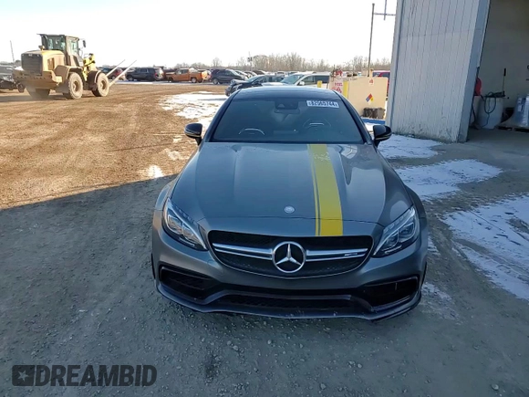 2017 Mercedes-Benz C 63 S AMG with VIN WDDWJ8HB2HF435306, listed as a Copart auction lot 82565744 with 46,587 mi miles and Salvage Title. Bid and sale history available at carsss.com. Image 14.