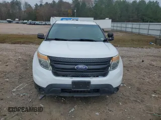 2014 Ford Utility Police Interceptor with VIN 1FM5K8AR9EGC40024, listed as a Copart auction lot 80796454 with 113,573 mi miles and Salvage Title. Bid and sale history available at carsss.com. Image 5.