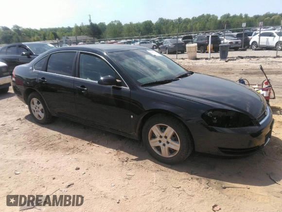 2008 Chevrolet Impala LS with VIN 2G1WB58K681292480, listed as a IAAI auction lot 42080212 with 191,126 mi miles and . Bid and sale history available at DreamBid. Image 1.
