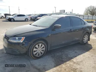 2014 Volkswagen Jetta Sedan S with VIN 3VW2K7AJ4EM313654, listed as a Copart auction lot 49685595 with 106,235 mi miles and Salvage Title. Bid and sale history available at carsss.com. Image 1.