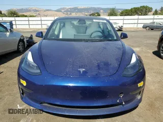 2022 Tesla Model 3 with VIN 5YJ3E1EA0NF361050, listed as a Copart auction lot 62446144 with 38,808 mi miles and Salvage Title. Bid and sale history available at carsss.com. Image 5.