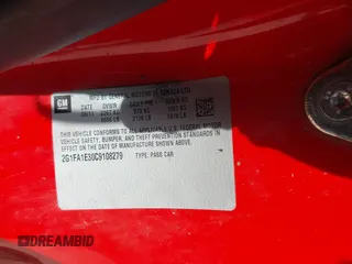 2012 Chevrolet Camaro 2LS с VIN 2G1FA1E30C9108279, выставлен на аукционе IAAI как лот 41774498 с пробегом 170 943 миль миль и . История ставок и продаж доступна на DreamBid. Изображение 9.