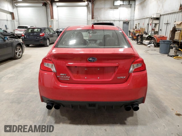 2018 Subaru WRX Limited with VIN JF1VA1H6XJ9801829, listed as a Copart auction lot 57121505 with 61,501 mi miles and Clean title. Bid and sale history available at DreamBid. Image 6.