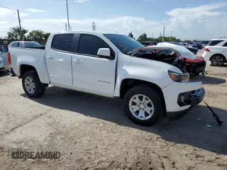 2021 Chevrolet Colorado 2WD LT with VIN 1GCGSCEA5M1132943, listed as a Copart auction lot 68613474 with 50,489 mi miles and Salvage Title. Bid and sale history available at carsss.com. Image 4.