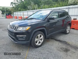 2018 Jeep Compass Latitude with VIN 3C4NJCBB5JT495075, listed as a Copart auction lot 61853665 with 55,622 mi miles and Salvage title. Bid and sale history available at DreamBid. Image 1.