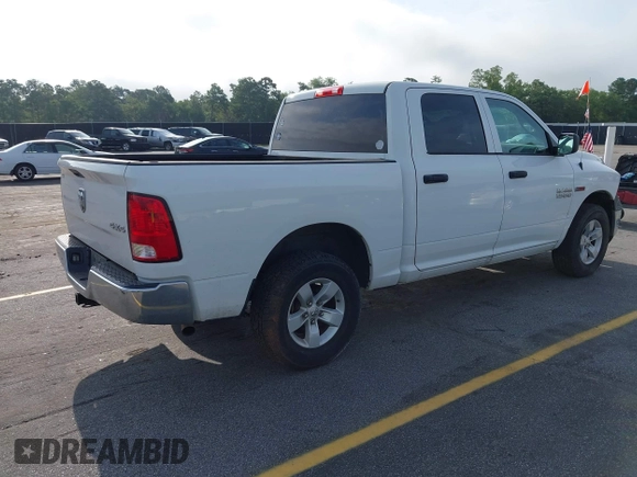 2018 Ram 1500 Tradesman with VIN 1C6RR7KM4JS297910, listed as a IAAI auction lot 42497420 with 68,480 mi miles and . Bid and sale history available at DreamBid. Image 4.