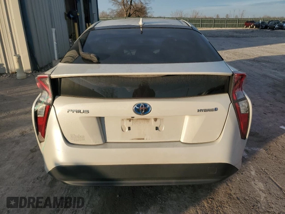 2016 Toyota Prius Two with VIN JTDKBRFU5G3506207, listed as a Copart auction lot 86130324 with 190,011 mi miles and Salvage Title. Bid and sale history available at DreamBid. Image 6.