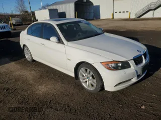 2007 BMW 3 Series 328xi with VIN WBAVC93507KZ70886, listed as a Copart auction lot 80347444 with 0 mi miles and Clean Title. Bid and sale history available at carsss.com. Image 4.