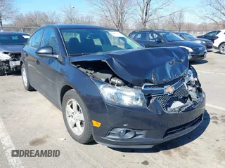 2014 Chevrolet Cruze 1LT with VIN 1G1PC5SB5E7482067, listed as a IAAI auction lot 41697625 with 51,036 mi miles and . Bid and sale history available at DreamBid. Image 1.