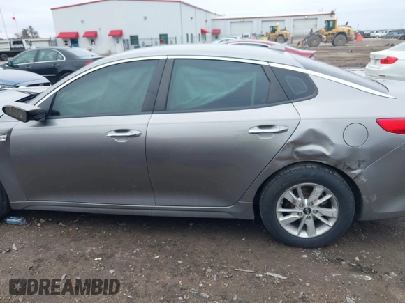 2017 Kia Optima LX with VIN 5XXGT4L37HG169753, listed as a IAAI auction lot 41370062 with 99,744 mi miles. Bid and sale history available at carsss.com. Image 13.