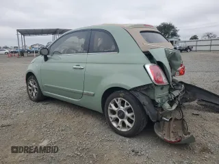 2016 FIAT 500 Lounge z VIN 3C3CFFER4GT143136, wystawiony jako Copart lot #58637325 z przebiegiem 68 761 mil mil oraz Szkoda całkowita • Salvage title. Historia ofert i sprzedaży dostępna na DreamBid. Obrazek 2.
