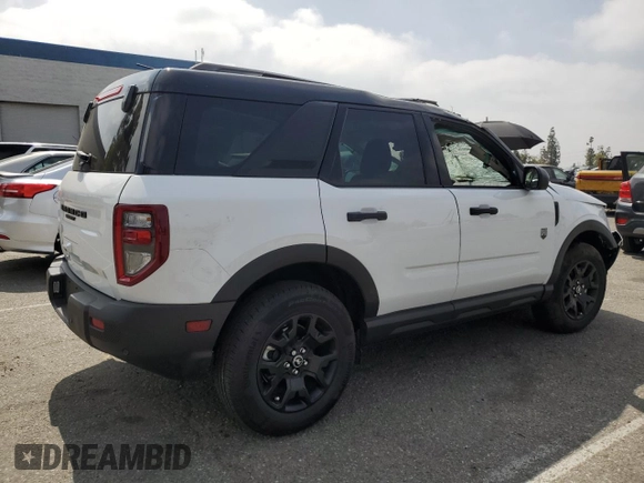 2025 Ford Bronco Sport Big Bend with VIN 3FMCR9BN5SRE04992, listed as a Copart auction lot 61765525 with Not provided miles and Salvage title. Bid and sale history available at DreamBid. Image 3.