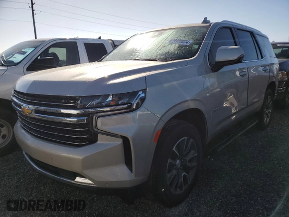 2023 Chevrolet Tahoe LT with VIN 1GNSCNKDXPR539574, listed as a Copart auction lot 74490004 with Not provided miles and Salvage title. Bid and sale history available at DreamBid. Image 1.