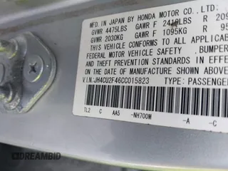 2012 Acura TSX with VIN JH4CU2F46CC015823, listed as a IAAI auction lot 42193571 with 345,327 mi miles and . Bid and sale history available at DreamBid. Image 9.