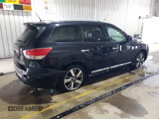 2015 Nissan Pathfinder S with VIN 5N1AR2MN1FC613162, listed as a Copart auction lot 49109335 with 86,308 mi miles and Salvage Title. Bid and sale history available at carsss.com. Image 3.