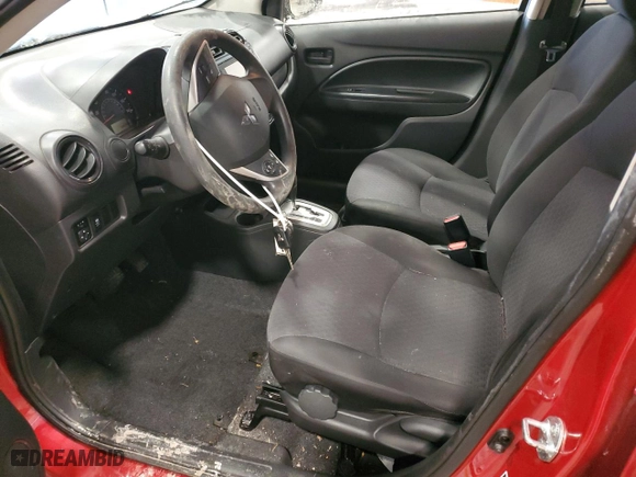 2020 Mitsubishi Mirage ES with VIN ML32A3HJ9LH002116, listed as a Copart auction lot 43566315 with 24,771 mi miles and Salvage Title. Bid and sale history available at carsss.com. Image 7.