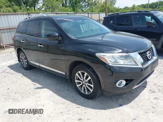 2014 Nissan Pathfinder Platinum with VIN 5N1AR2MM2EC709839, listed as a IAAI auction lot 42309403 with 135,551 mi miles and . Bid and sale history available at DreamBid. Image 1.