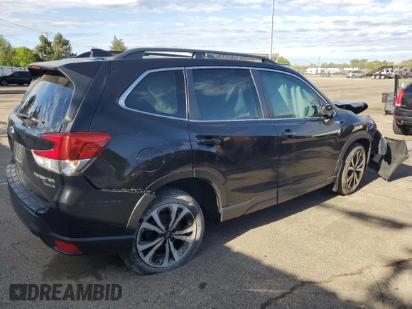 2021 Subaru Forester Limited with VIN JF2SKASC0MH515699, listed as a Copart auction lot 54666195 with Not provided miles and Salvage title. Bid and sale history available at DreamBid. Image 3.
