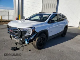 2022 GMC Terrain AT4 with VIN 3GKALYEV9NL300472, listed as a Copart auction lot 87252364 with 19,014 mi miles and Salvage Title. Bid and sale history available at DreamBid. Image 1.