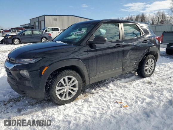 2021 Chevrolet TrailBlazer LS with VIN KL79MNSL9MB144654, listed as a Copart auction lot 42505325 with 51,517 mi miles and Clean Title. Bid and sale history available at carsss.com. Image 1.