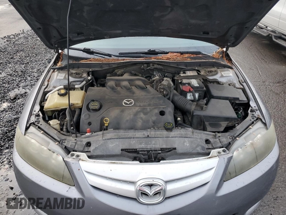2007 Mazda 6 S Sport VE with VIN 1YVHP80D575M13667, listed as a Copart auction lot 80894484 with 188,180 mi miles and Salvage Title. Bid and sale history available at DreamBid. Image 11.