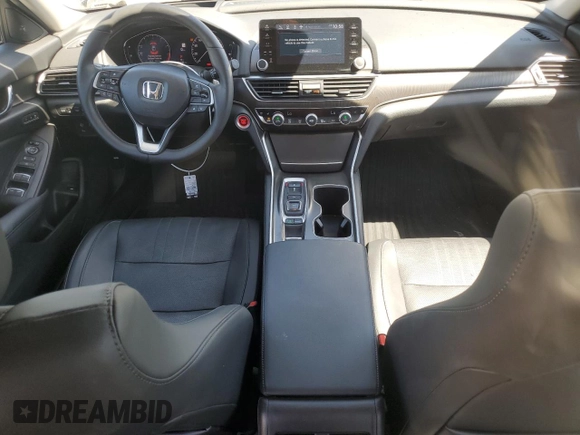 2021 Honda Accord Touring with VIN 1HGCV2F98MA010065, listed as a Copart auction lot 57679615 with 16,748 mi miles and Salvage title. Bid and sale history available at DreamBid. Image 8.