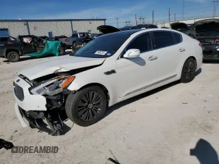 2016 Kia K900 Premium with VIN KNALT4D36G6031354, listed as a Copart auction lot 79992234 with 146,192 mi miles and Salvage Title. Bid and sale history available at carsss.com. Image 1.