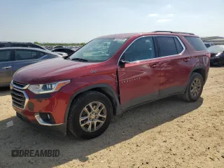 2020 Chevrolet Traverse LT Cloth with VIN 1GNERGKW8LJ288040, listed as a Copart auction lot 50026765 with 50,776 mi miles and Salvage Title. Bid and sale history available at carsss.com. Image 1.