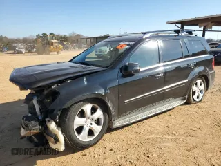 2012 Mercedes-Benz GL-Class GL 450 with VIN 4JGBF7BE7CA775592, listed as a Copart auction lot 46651905 with 142,092 mi miles and Salvage Title. Bid and sale history available at carsss.com. Image 1.