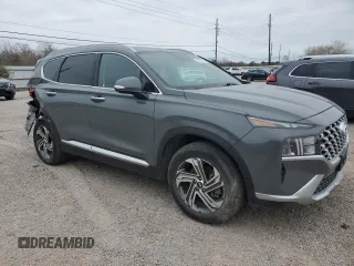 2021 Hyundai Santa Fe SEL with VIN 5NMS64AJ6MH314506, listed as a Copart auction lot 89408985 with 52,219 mi miles and Clean Title. Bid and sale history available at carsss.com. Image 4.