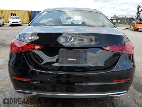 2024 Mercedes-Benz C 300 with VIN W1KAF4GB1RR169671, listed as a Copart auction lot 54357675 with Not Provided miles and Salvage Title. Bid and sale history available at DreamBid. Image 6.