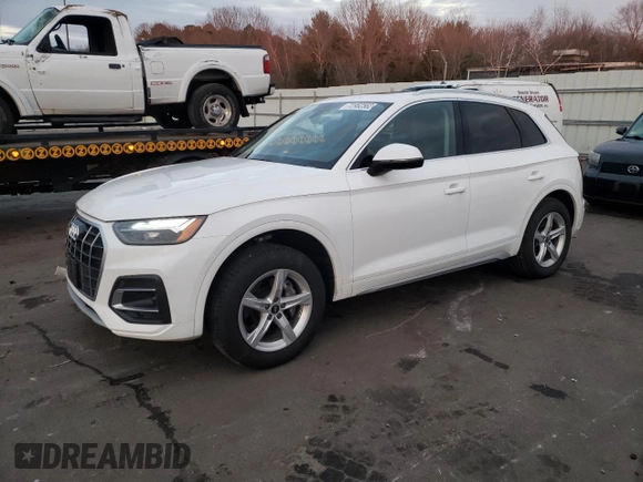2021 Audi Q5 Premium with VIN WA1AAAFY8M2059824, listed as a Copart auction lot 72962562 with 15,475 mi miles. Bid and sale history available at carsss.com. Image 1.