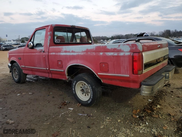 1992 Ford 1/2 Ton Trucks with VIN 1FTDF15N7NNA66551, listed as a Copart auction lot 44051595 with 137,522 mi miles and Clean Title. Bid and sale history available at carsss.com. Image 2.