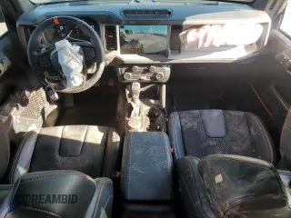 2022 Ford Bronco Raptor with VIN 1FMEE5JR8NLA50230, listed as a Copart auction lot 72234374 with 17,965 mi miles and Salvage Title. Bid and sale history available at carsss.com. Image 8.