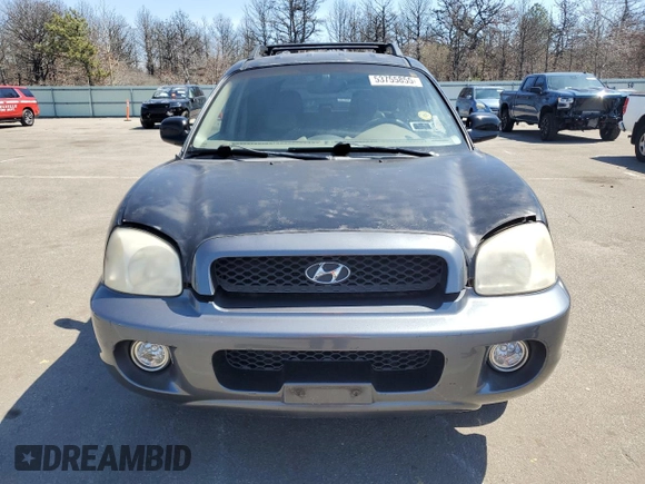 2004 Hyundai Santa Fe GLS with VIN KM8SC13E54U700457, listed as a Copart auction lot 53755855 with 101,565 mi miles and Clean Title. Bid and sale history available at DreamBid. Image 5.