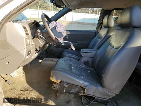 2005 GMC Canyon SLE Z71 with VIN 1GTDT196058243595, listed as a Copart auction lot 80792314 with 221,248 mi miles and Salvage Title. Bid and sale history available at carsss.com. Image 7.