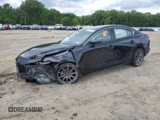 2021 Mazda 3 Select with VIN JM1BPABLXM1323702, listed as a Copart auction lot 58871235 with 84,298 mi miles and Salvage title. Bid and sale history available at DreamBid. Image 1.