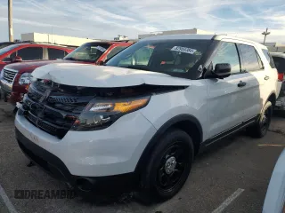 2013 Ford Utility Police Interceptor with VIN 1FM5K8AR9DGC73183, listed as a Copart auction lot 82955384 with 92,876 mi miles and Salvage Title. Bid and sale history available at carsss.com. Image 1.