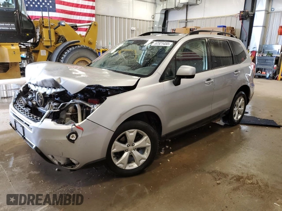 2015 Subaru Forester 2.5i Premium with VIN JF2SJADCXFH565190, listed as a Copart auction lot 52321455 with 99,488 mi miles and Clean Title. Bid and sale history available at carsss.com. Image 1.