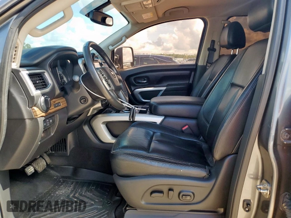 2016 Nissan Titan Platinum Reserve with VIN 1N6BA1F49GN503106, listed as a Copart auction lot 62740215 with 155,659 mi miles and Clean title. Bid and sale history available at DreamBid. Image 7.