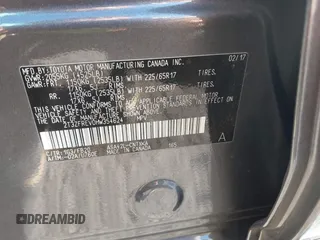 2017 Toyota RAV4 LE with VIN 2T3ZFREV0HW354624, listed as a IAAI auction lot 41851021 with 66,174 mi miles and . Bid and sale history available at carsss.com. Image 9.