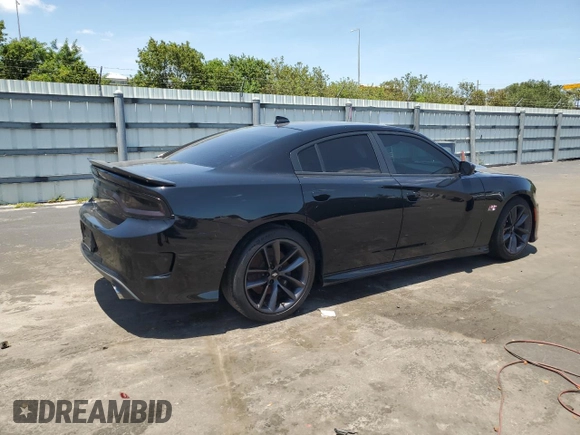 2019 Dodge Charger Scat Pack with VIN 2C3CDXGJ3KH740055, listed as a Copart auction lot 57780425 with 68,394 mi miles and Salvage Title. Bid and sale history available at DreamBid. Image 3.