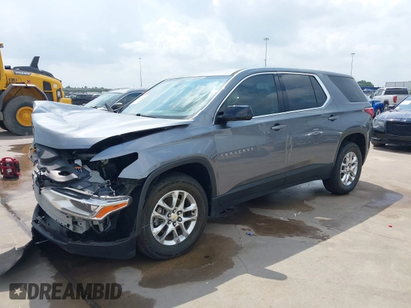2020 Chevrolet Traverse LS with VIN 1GNERFKW2LJ214154, listed as a IAAI auction lot 42121852 with 60,194 mi miles. Bid and sale history available at carsss.com. Image 20.