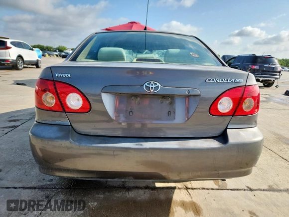 2006 Toyota Corolla CE with VIN 1NXBR32E46Z618430, listed as a Copart auction lot 61494625 with 230,054 mi miles and Non repairable. Bid and sale history available at DreamBid. Image 6.